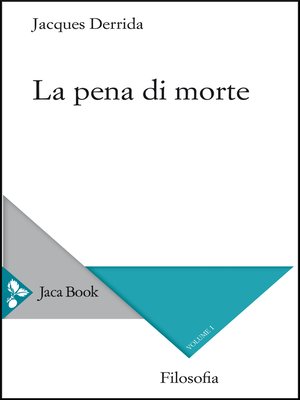 cover image of La pena di morte. Volume 1